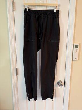 Scrubstar Black Scrub Pants with Zip Pockets